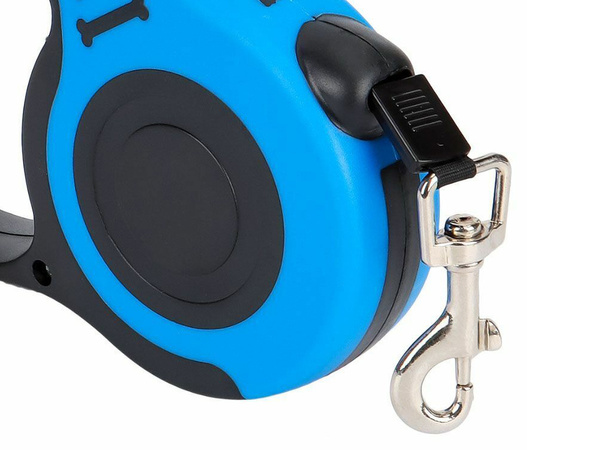 Lanyard automatico para perros bloqueador potente bobina ligera 5m 15kg