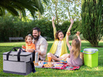 Sac termic prânz cutie picnic alimente pentru plajă pentru băut frigider 16l