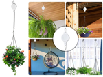Pot hanger plant hook extendable adjustable handle