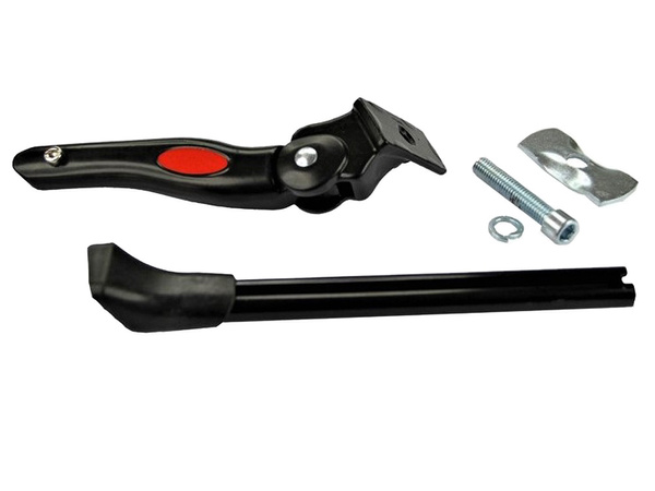 Béquille de vélo pied réglable béquille de vélo arrière latérale aluminium