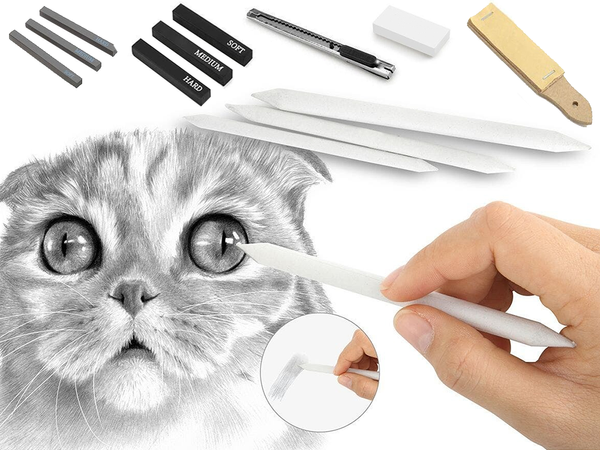 Professzionális rajzoló vázlatkészlet 32in1