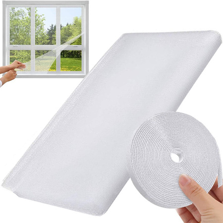 Черная сетка для окон от насекомых 180x150 см