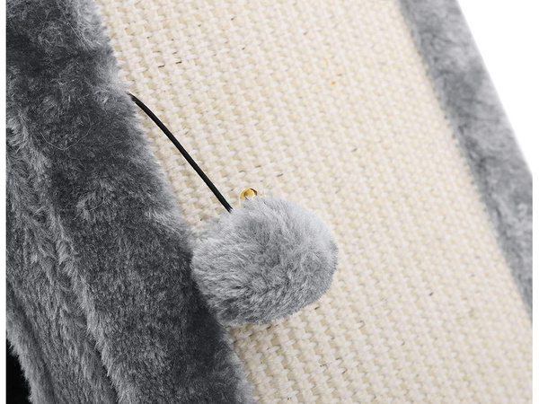 Poste rascador triángulo caseta para gatos cama para gatos juguete pelota