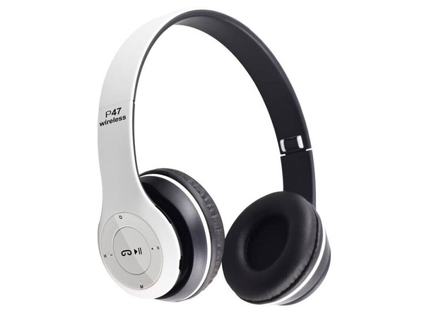 Bezdrátová sluchátka p47 bluetooth mikrofon mp3