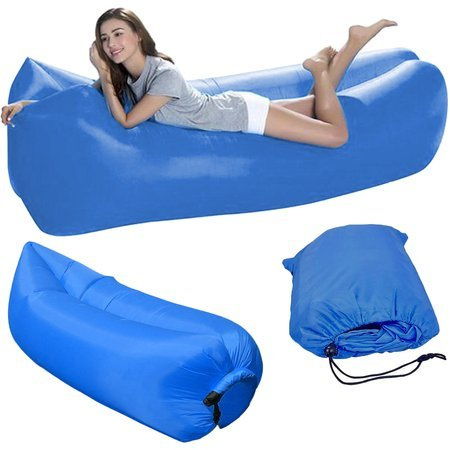 Piepūšamais dīvāns gulta lazy bag gaisa pludmales krēsls matracis recliner