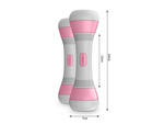 Fitness gantere reglabile 2 x 2 kg set de 2 bucăți greutate reglabilă