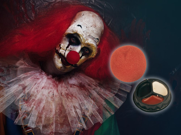 Schminkset clownsnase für halloween schminke für cosplay schminke