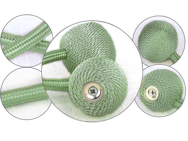 Clips decorativos para cortinas con fuerza magnética