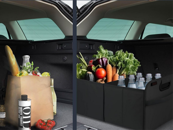 Grosser organizer für den kofferraum eines autokoffers versteifungsbox