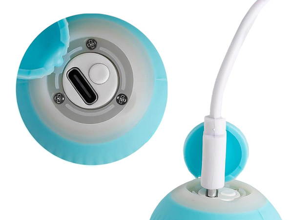 Igrača za mačko pes pobegniti žogo vodil vibracije električni usb žogo