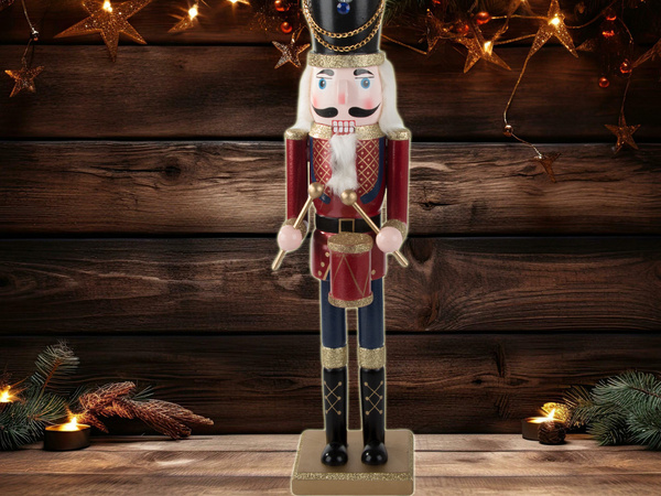 Cascanueces soldado de madera figurita decorativa regalo de navidad