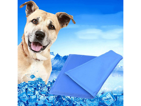 Mata refrigerante de gel resistente al agua para perros animales 50x90cm gato piernera