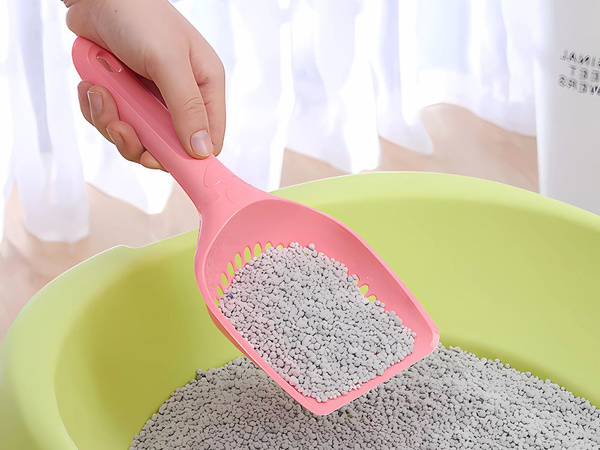 Zajemalka za mačji pesek velika zajemalka za pesek plastična robustna