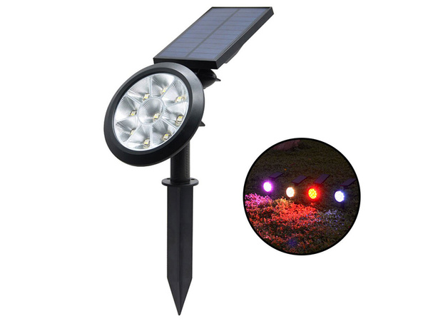 Lanterne solaire rgbw led jardin lampe de noël