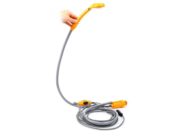 Touristische dusche 12v auto portable camping pumpe