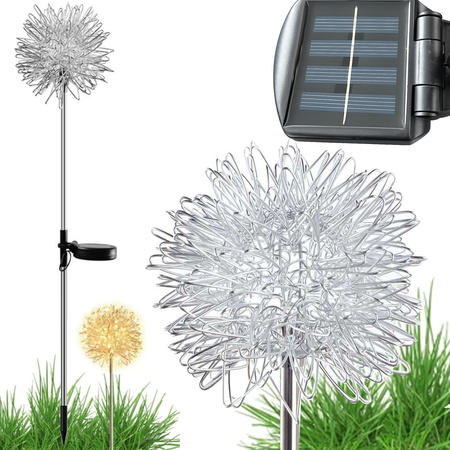 LAMPA SOLARNA OGRODOWA LED DMUCHAWIEC FAJERWERK NA SZPIKULCU DO OGRODU 2szt