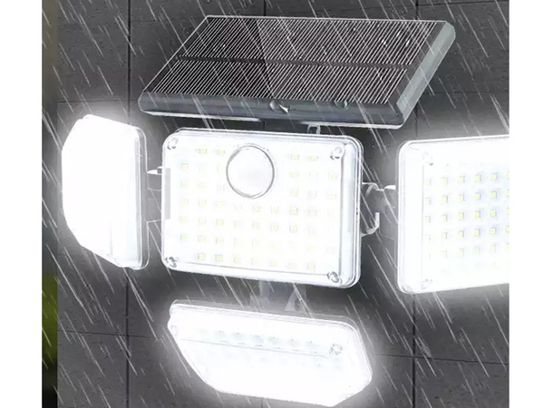 Päikeselamp 181 led koos hämaruse liikumisanduriga + kaugjuhtimispult aia tänavavalgusti
