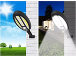 Lampă solară cu 95 de leduri cu senzor de la amurg la răsărit