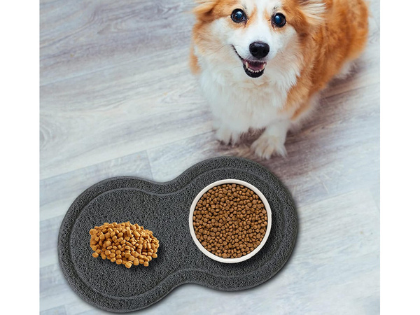 Tapis pour écuelle de chien tapis antidérapant imperméable pour écuelle de chat