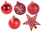 Ziemassvētku eglīšu galotnes 6/4/3 cm kit 100 gab.