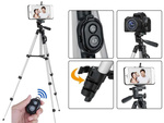 Tripod remote control bluetooth phone holder