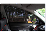 Rear window mosquito net for car black 2pcs