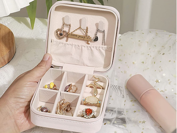 Sicriu organizator bijuterii cutie cutie cu fermoar