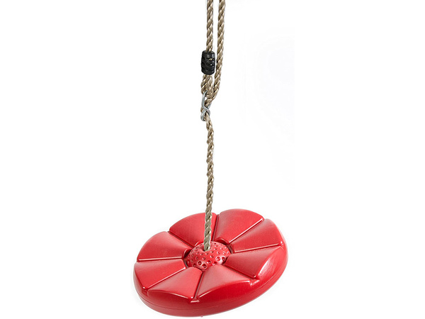 Balançoire de jardin pour enfants siège fleur avec corde pour arbre