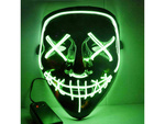 Svietiace led maska halloween strana očista