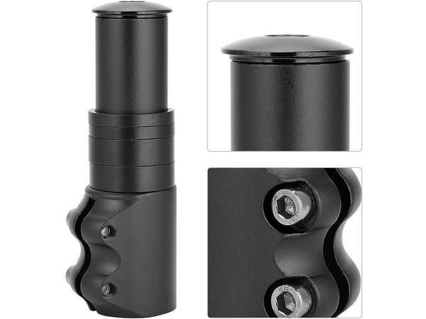 Adaptera stūres stublāja kāta pagarinājums regulējams priekš velosipēda