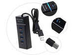 Hub usb 3.0 port splitter 4 port splitter adapter adaptador