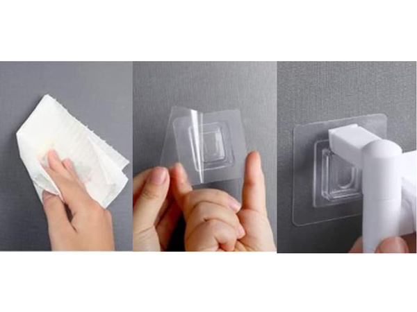 Porte-savon mural porte-serviettes avec ventouses