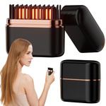 Cepillo alisador usb plancha de pelo control de temperatura