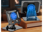 Support de refroidissement pour tablettes support de tablettes réglable 4-16 pouces