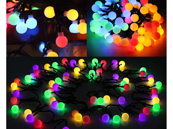 Guirlande solaire 40 led multicolore