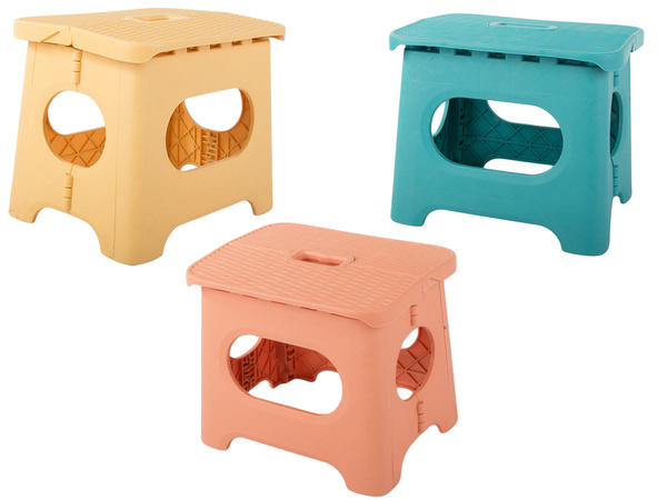 Saliekamā plastikāta krēsls virtuves krēsls pēdu atbalsts izturīgs