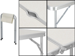 Table de camping pliante table de tourisme avec 4 chaises table de jardin