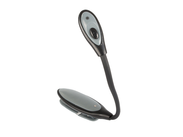 Luz led con clip para leer libros flexible
