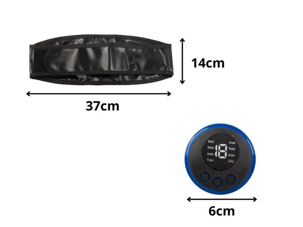 Électrostimulateur musculaire abdominal ceinture d'entraînement ems massage abdominal modes