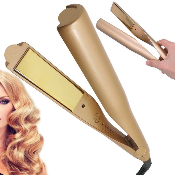 Hair straightener ceramic curling iron 2in1 twist