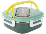 Śniadaniówka z przegródkami pojemnik sztućce lunchbox do mikrofali 1000ml