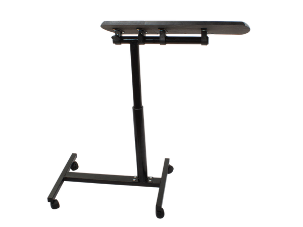 Laptop table on wheels adjustable desk