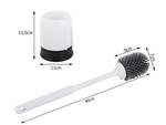 Escobilla de silicona para el baño a prueba de fugas base completa