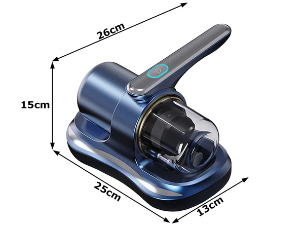 Extractor de praf portabil pentru acarieni filtru fără sac pentru alergici lampă uv