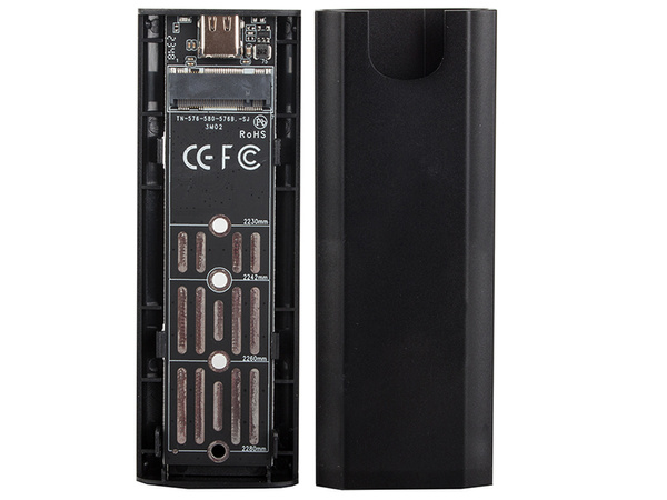 Škatla za adapter trdega diska m.2 sata ngff usb 3.1 usb typ-c 2230-2280mm