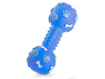 Juguete para perro squeaky chew rubber dumbbell bone