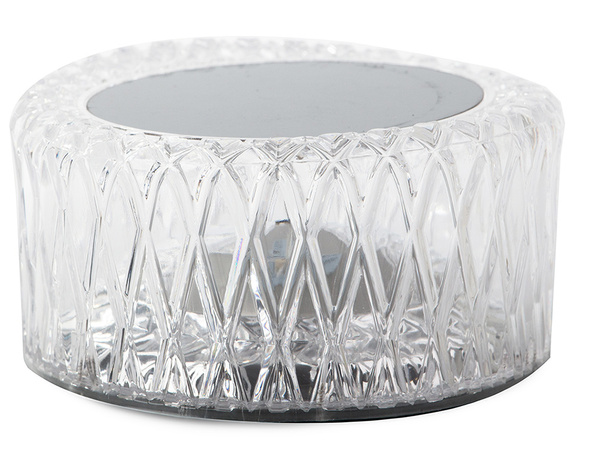 Lámpara de mesa de cristal led rgb usb mando a distancia