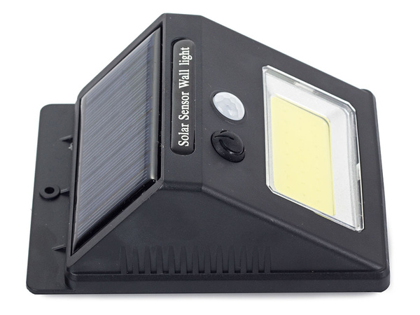Lampa solarna cob czujnik ruchu sensor wodoodporna