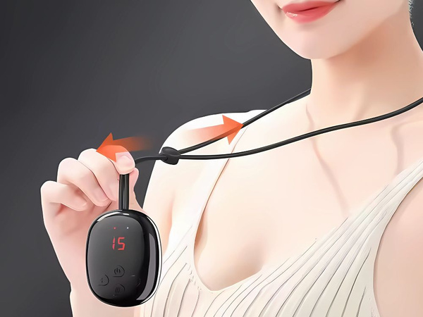 Elektrostimulátor krku usb 15 výkon 4 režimy ohrevu masáž krku ems