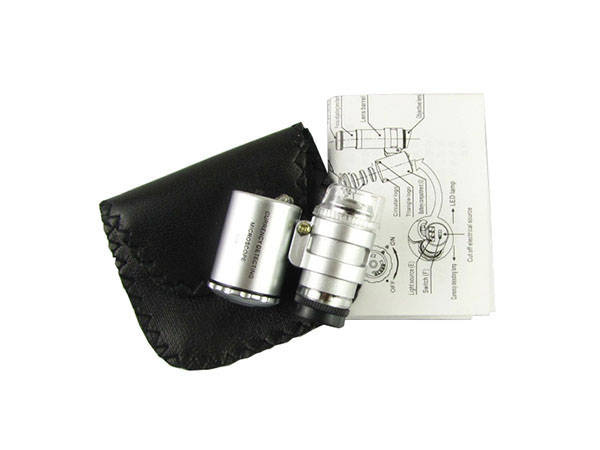 Mikroskop 60x 2 led professzionális lumpa ékszerészek számára